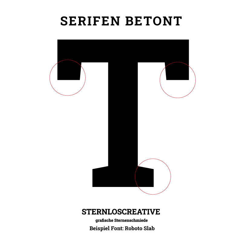 Serifen betonte Fonts | sternloscreative
