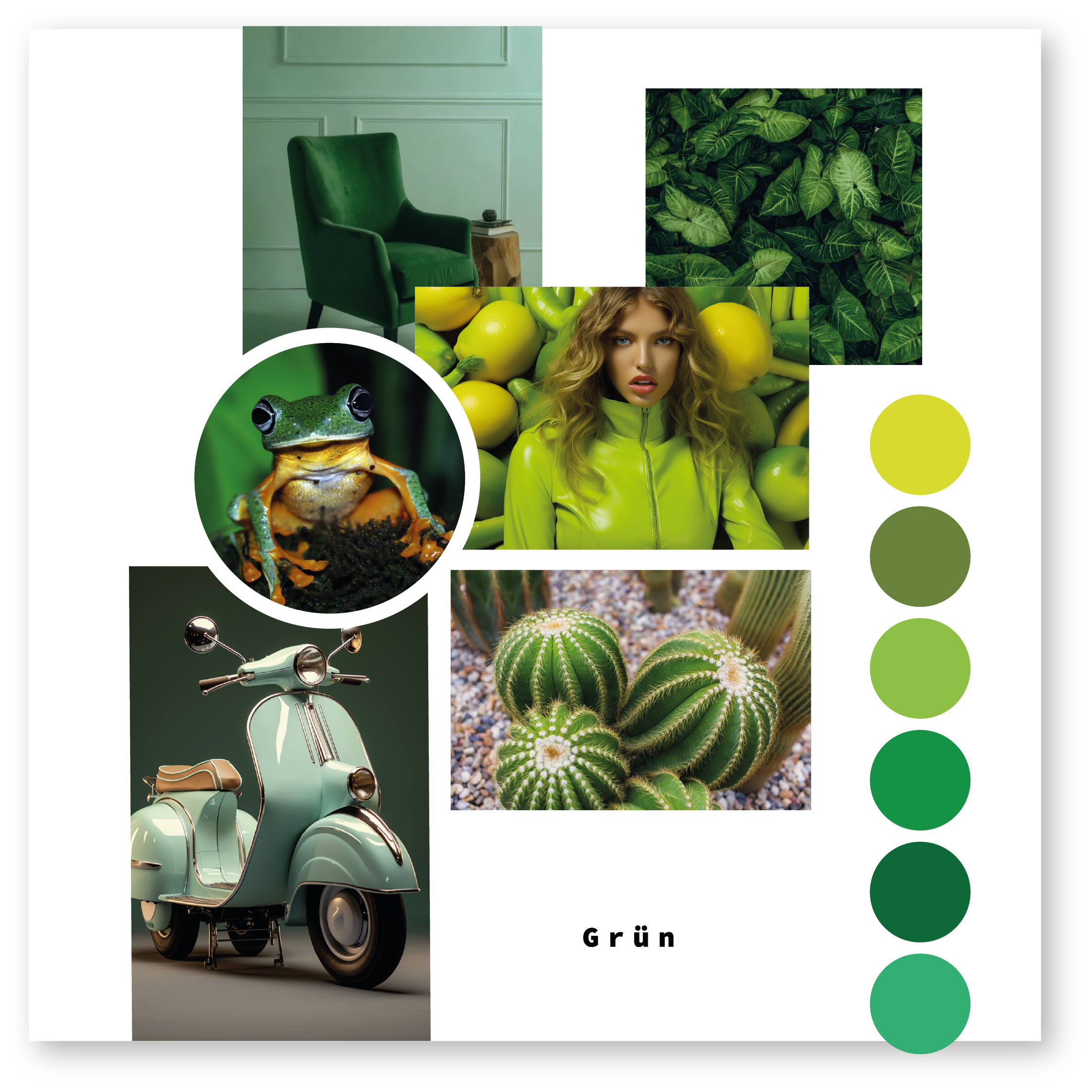 Branding Color – Grün, Limette & Mint