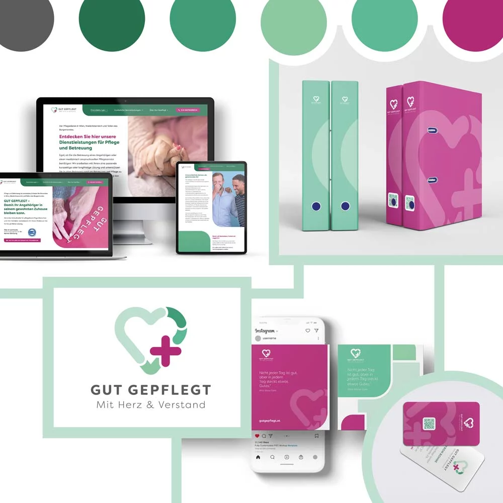 Redesign Projekt – Gut Gepflegt – Pflegevermittlungsagentur